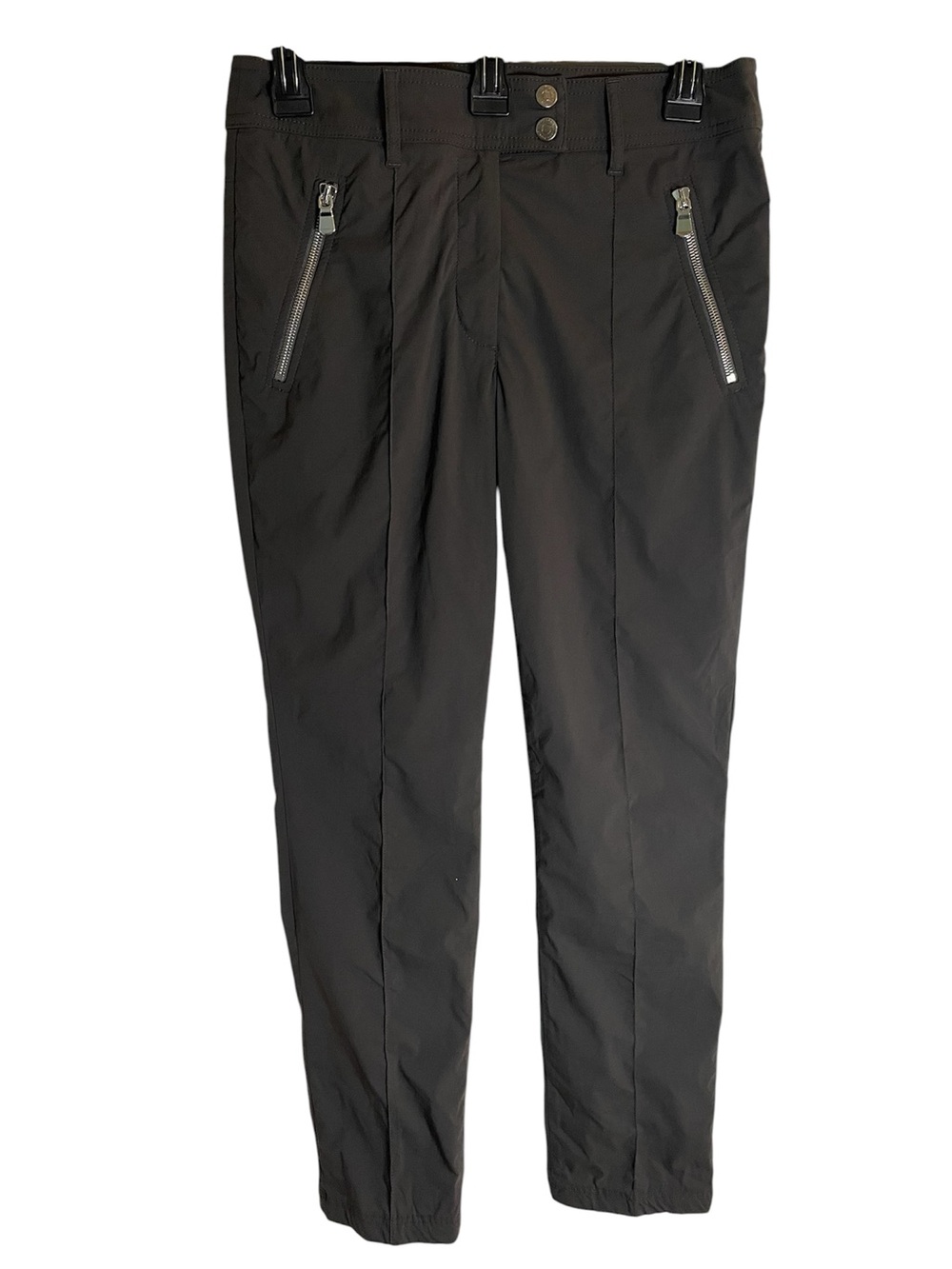 Anatomie Women's Slim Black  pants with Front Zip Pockets Size Small